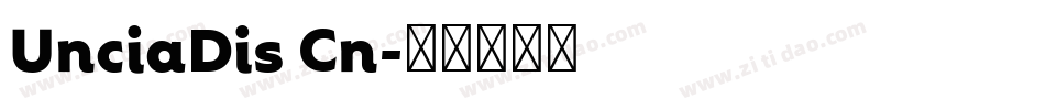 UnciaDis Cn字体转换